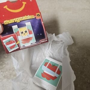 McDonald's Changeables Action Figure - White and Aqua